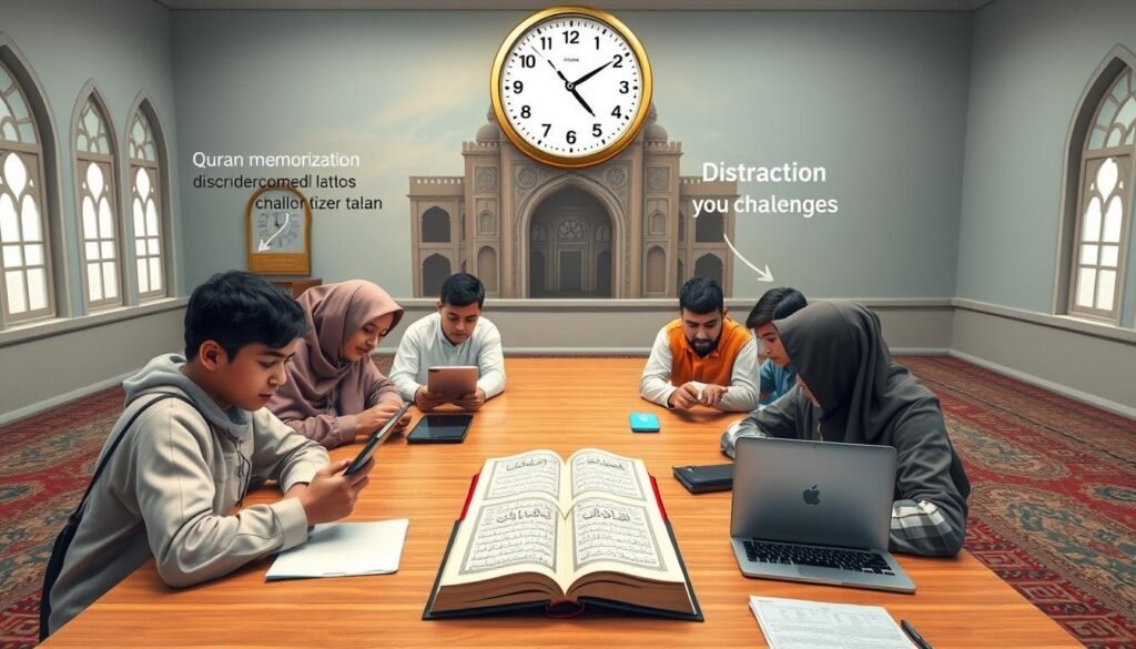 تحديات تحفيظ القرآن أون لاين