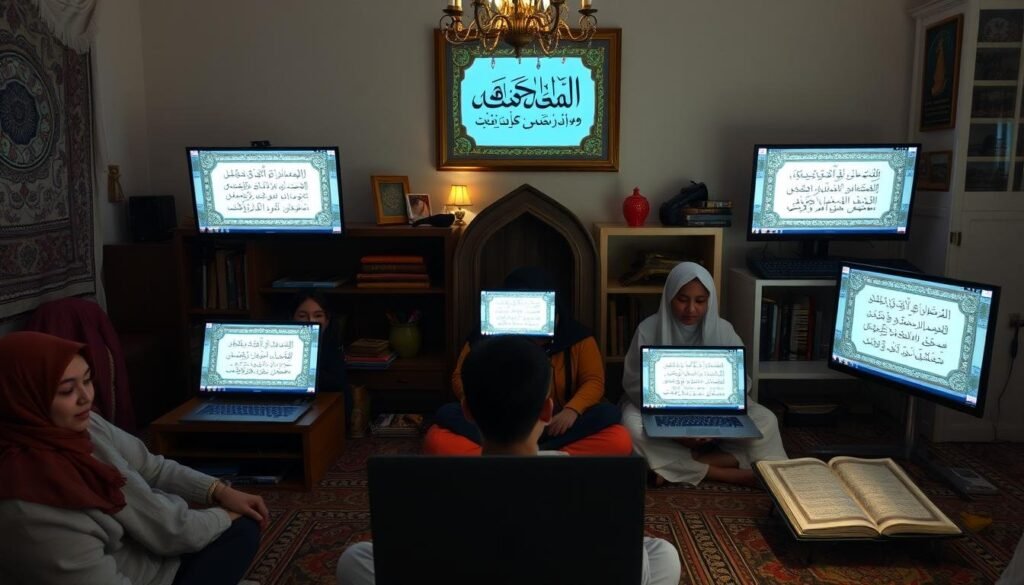 حلقات تحفيظ القرآن الإلكترونية