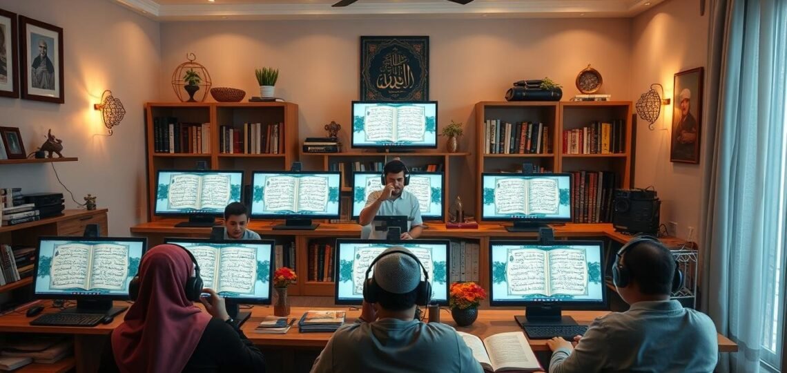 حلقات تحفيظ القران عن بعد موقع تحفيظ القران عن بعد اون لاين للكبار والاطفال باسعار تبدا من 25 دولار للشهر علي يد محفظين ومحفظات للقران حاصلين علي إجازات وسند