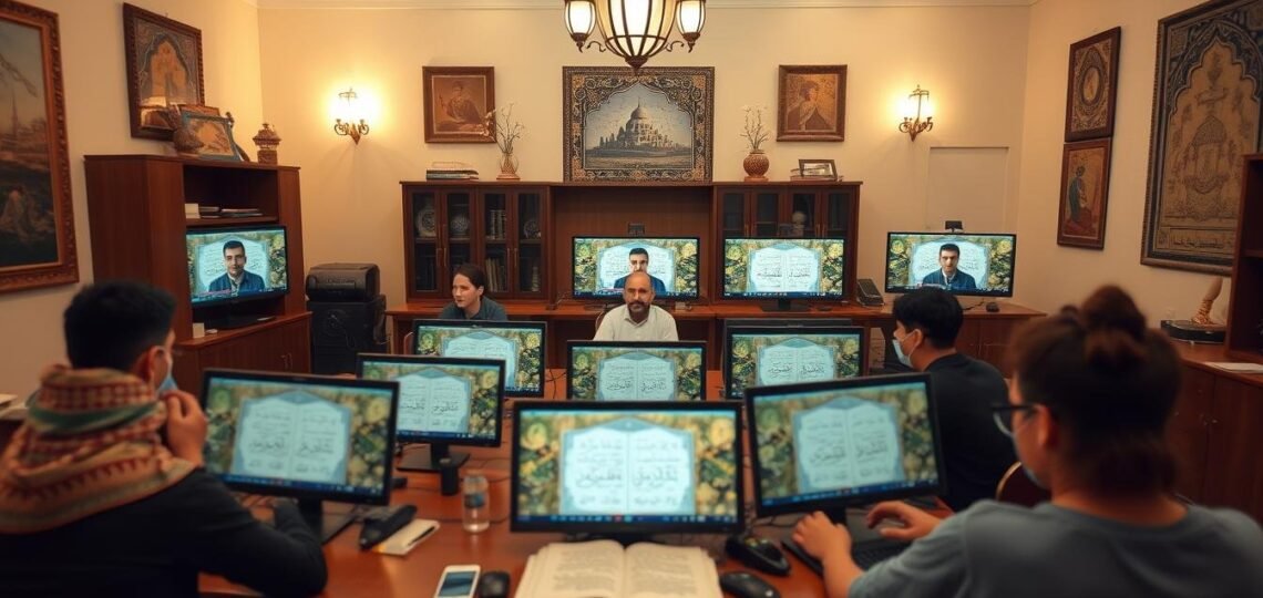 حلقات تحفيظ القرآن اون لاين للرجال موقع تحفيظ القران عن بعد اون لاين للكبار والاطفال باسعار تبدا من 25 دولار للشهر علي يد محفظين ومحفظات للقران حاصلين علي إجازات وسند