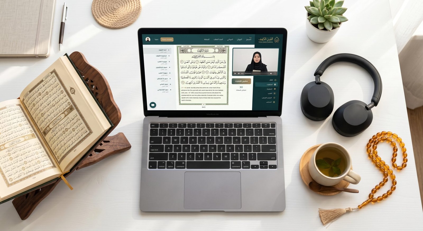 الدليل المرجعي: كيف تختارين أفضل مقرأة إلكترونية نسائية لتصحيح التلاوة بالسعودية؟